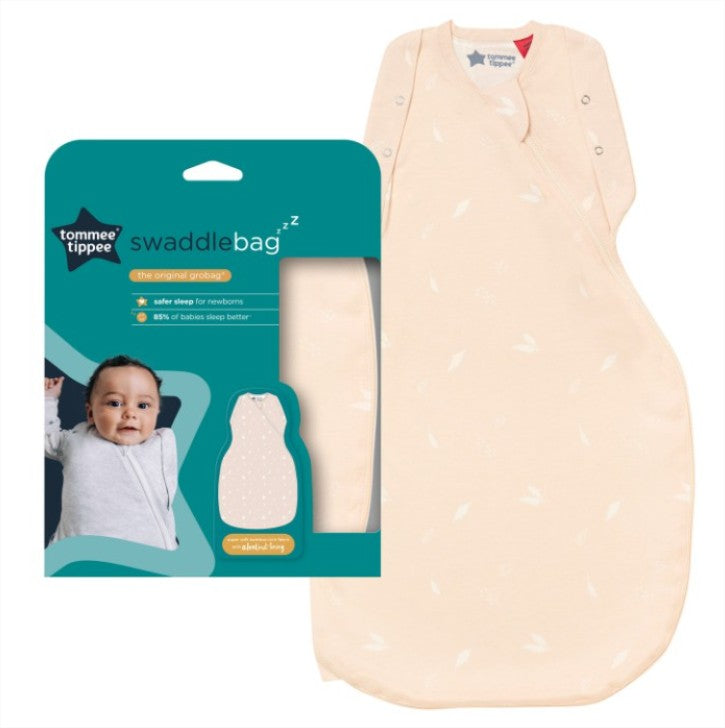 Gro Swaddlebag: 2в1 Чувал и пелена за повиване 2.5 тог (16-20°С) - Розово венчелистче