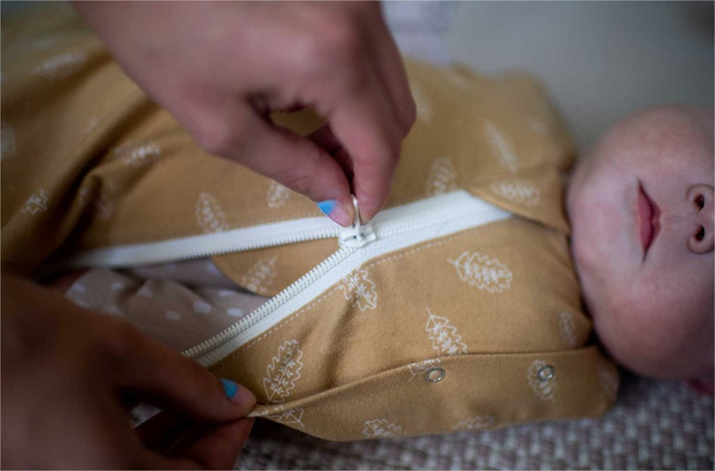 GroSnuggle 2в1 Чувал и пелена за повиване 1 тог (20-24°С) - Ochre Leaf